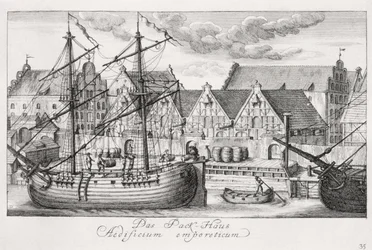Loading at the Granary Island, from 